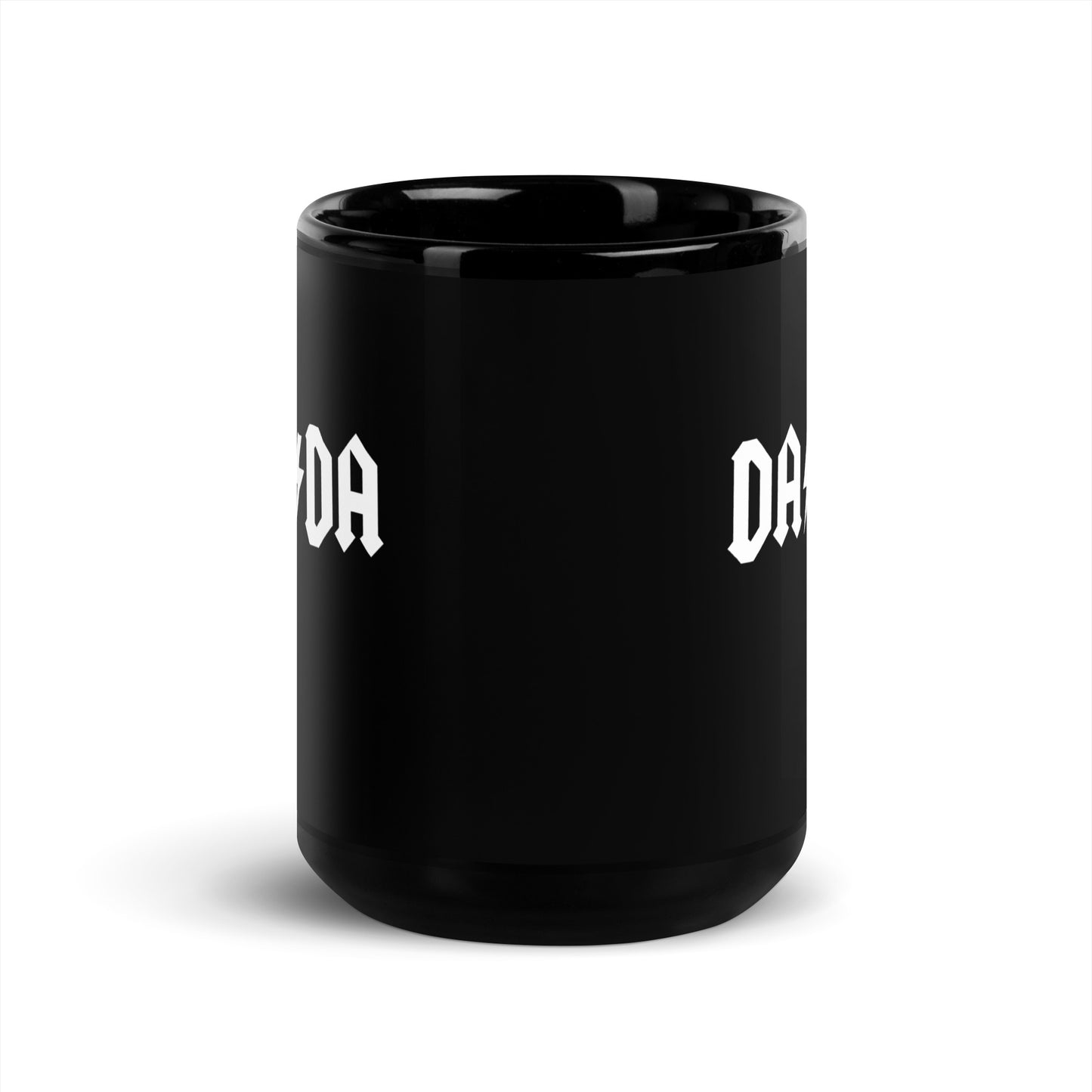 DA/DA Black Glossy Mug