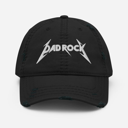 DAD ROCK Distressed Dad Hat