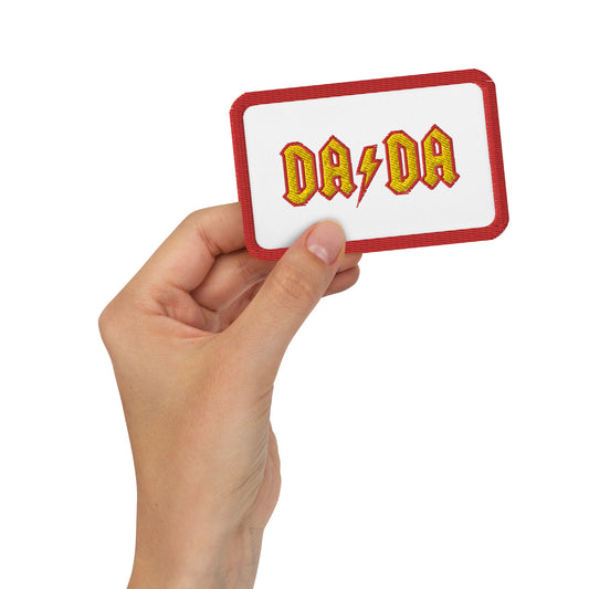 DA/DA red/yellow/black Embroidered patch