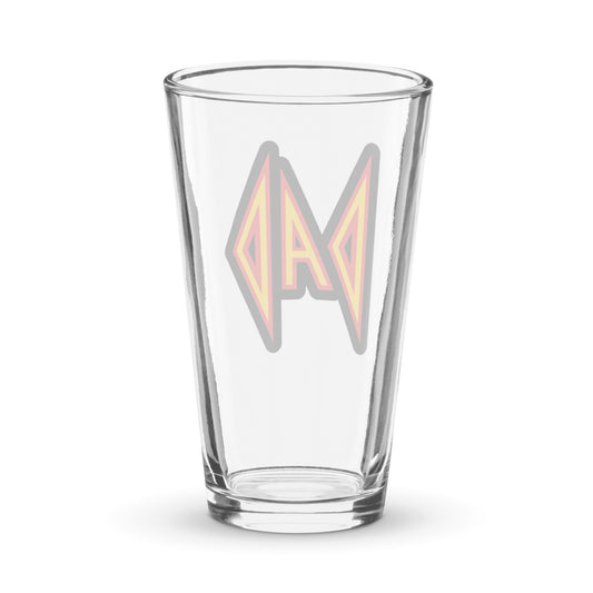 DAD Shaker pint glass