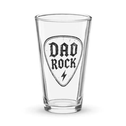 DAD ROCK pint glass