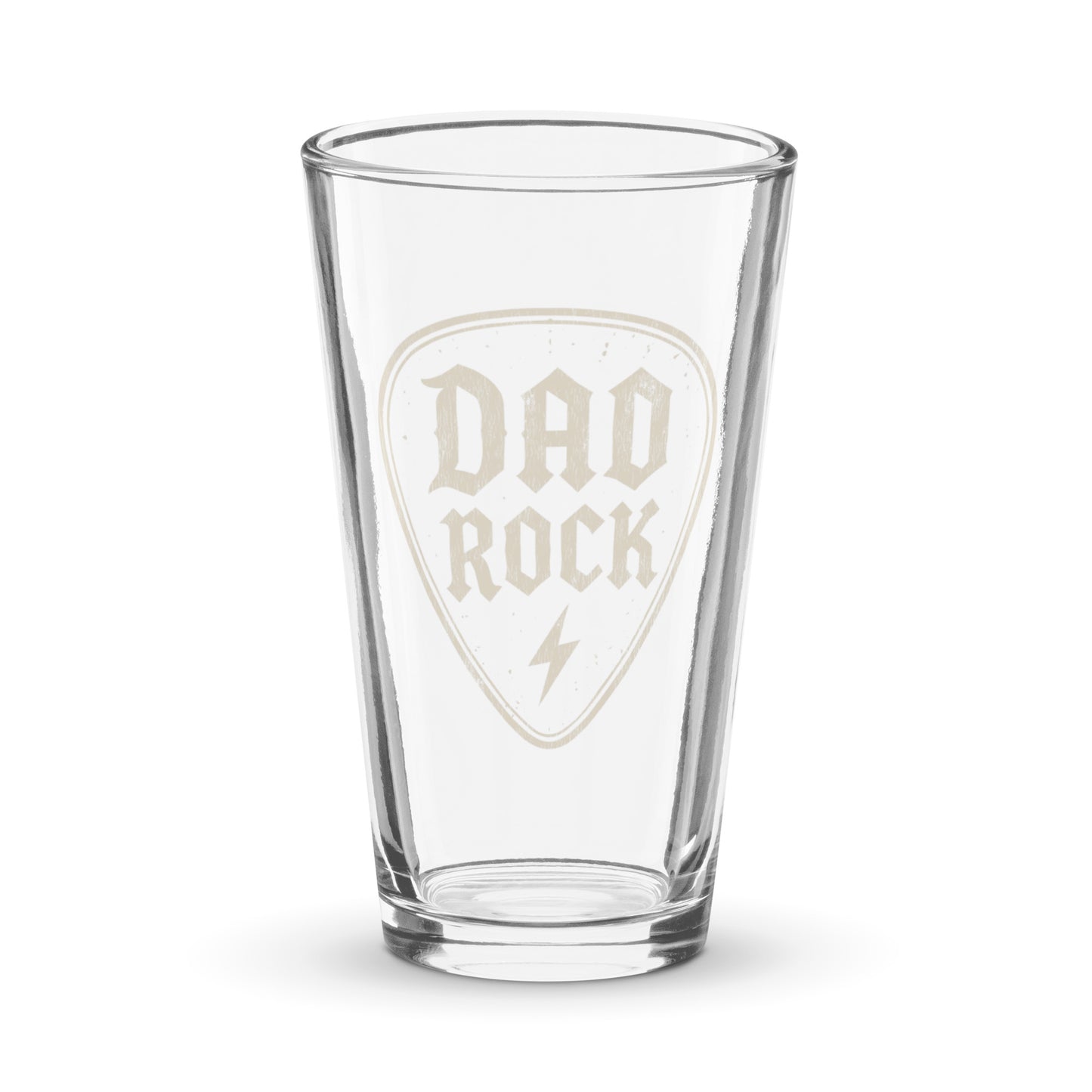 DAD ROCK pint glass
