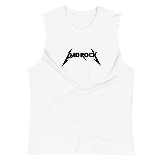 DAD ROCK White Muscle Shirt