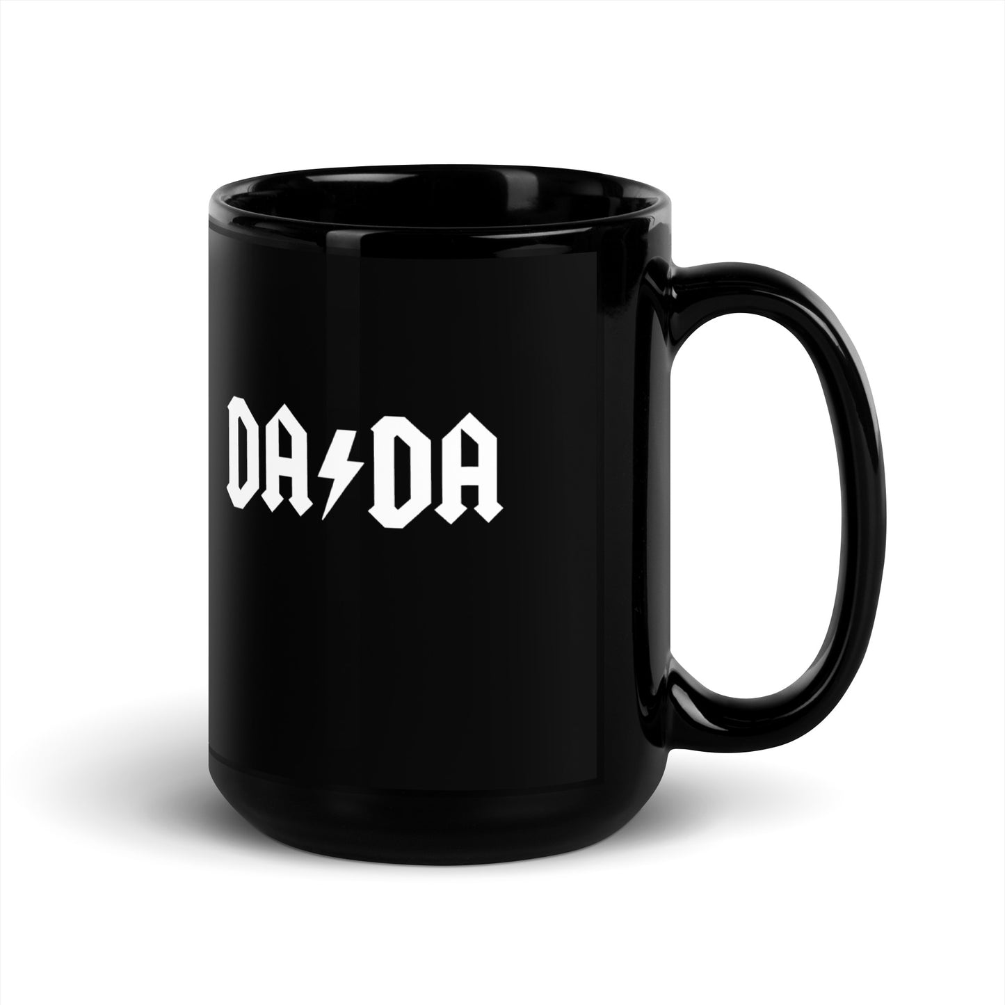 DA/DA Black Glossy Mug