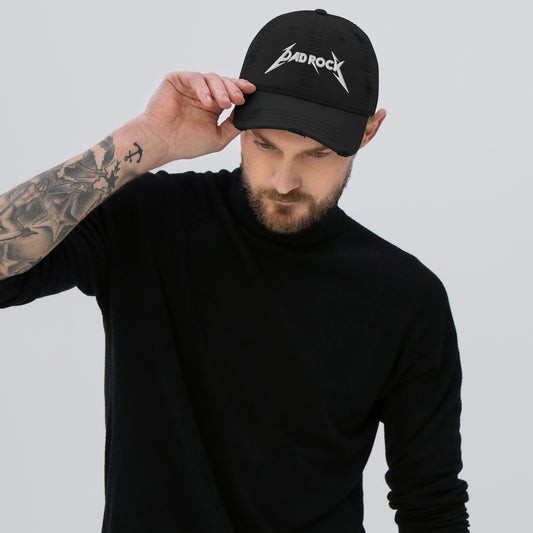 DAD ROCK Distressed Dad Hat