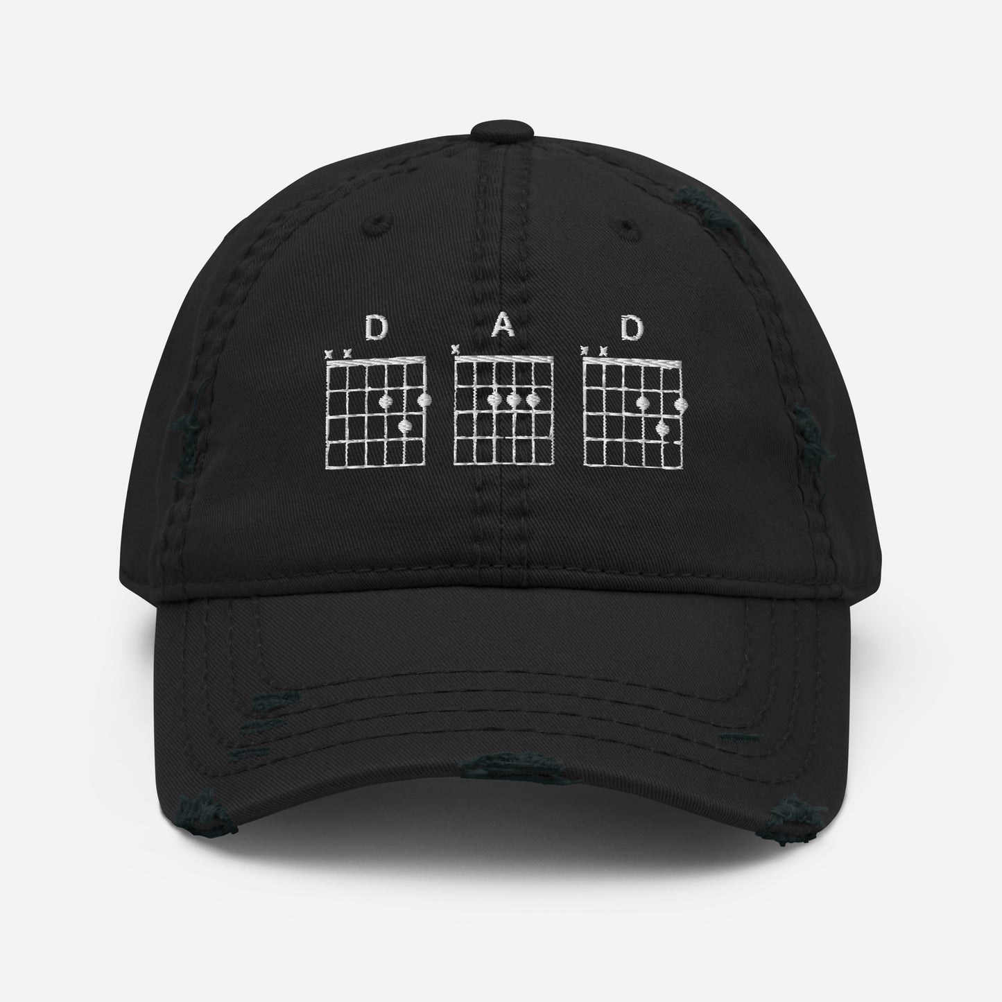 D A D Chords Distressed Dad Hat