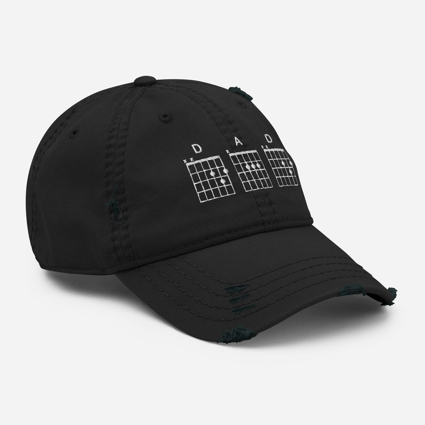 D A D Chords Distressed Dad Hat