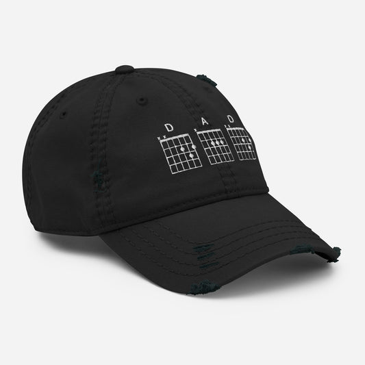 D A D Chords Distressed Dad Hat