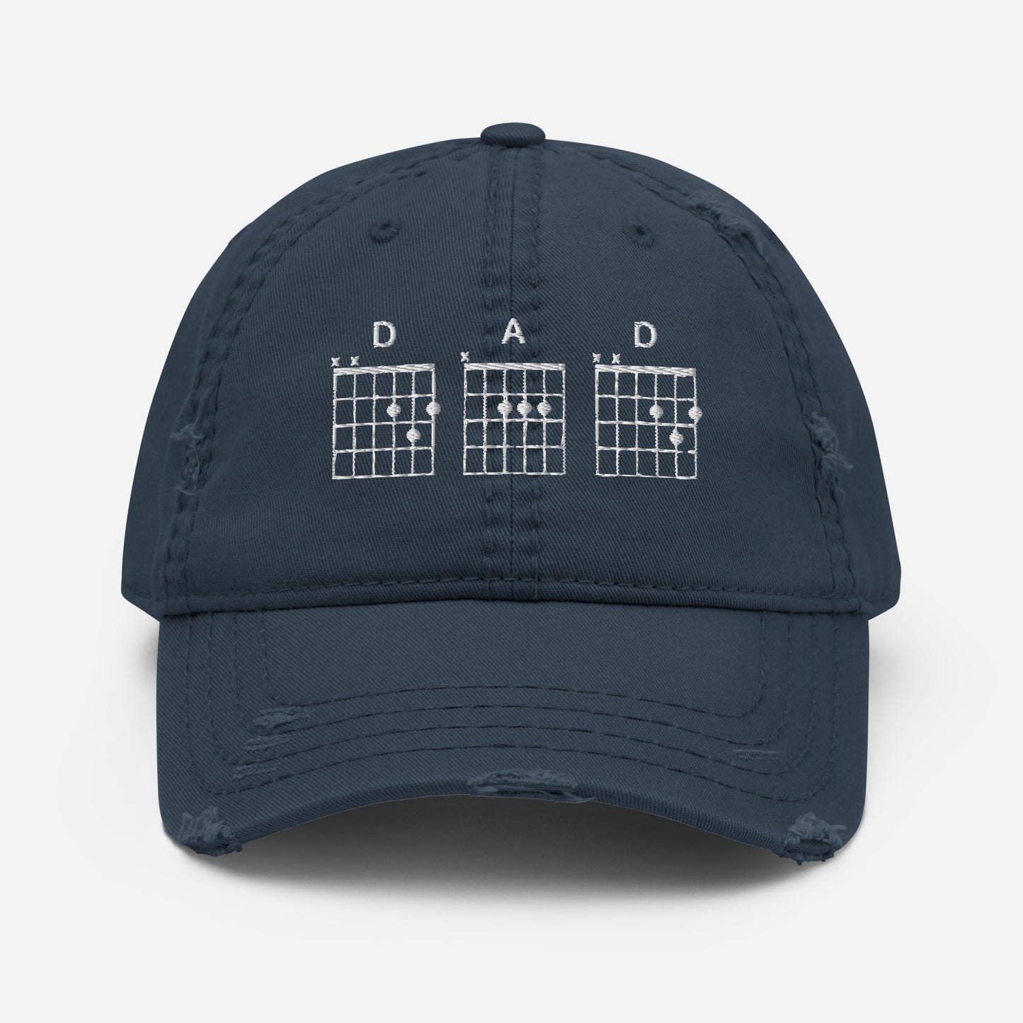 D A D Chords Distressed Dad Hat