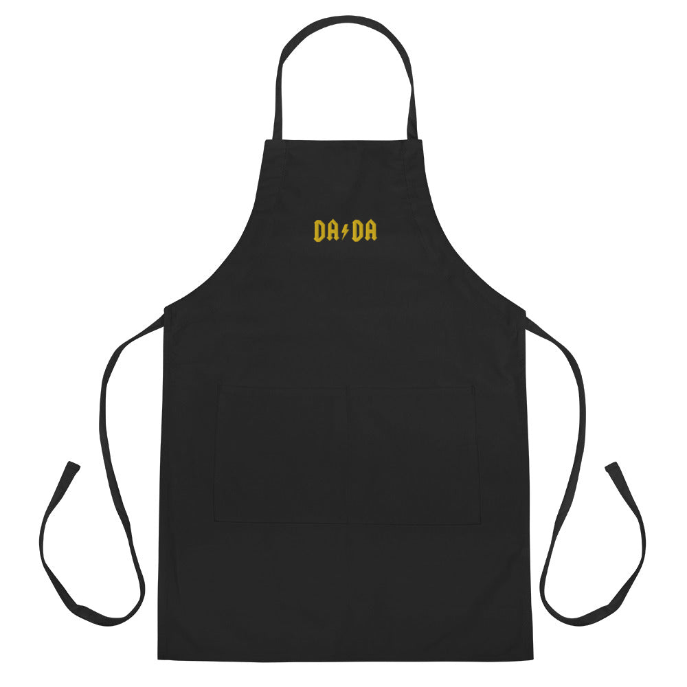 DA/DA in yellow Embroidered Apron