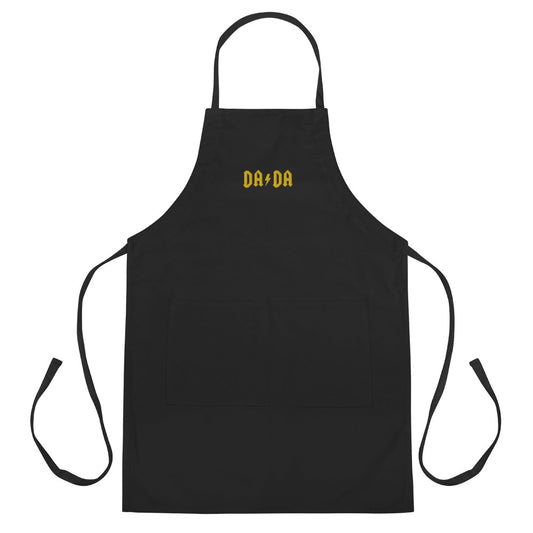 DA/DA in yellow Embroidered Apron