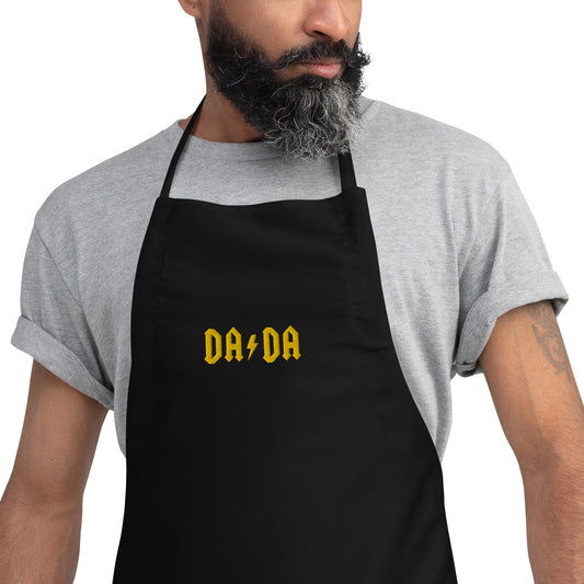 DA/DA in yellow Embroidered Apron