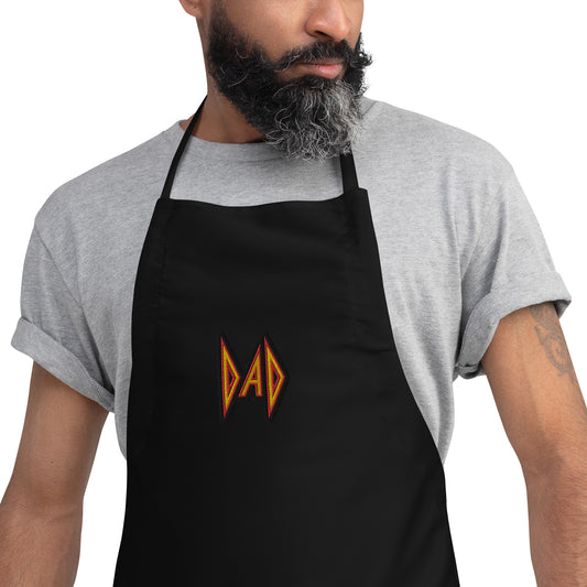 DAD Embroidered Apron