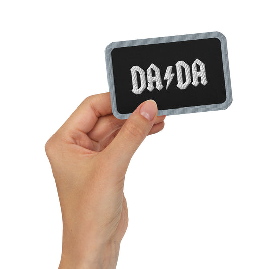 DA/DA white/black/grey Embroidered patch