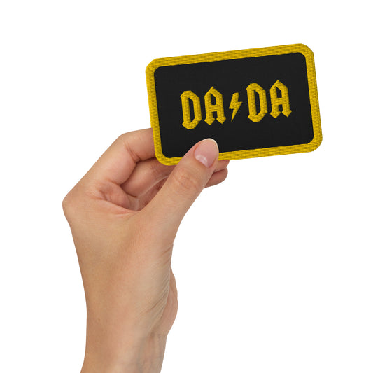 DA/DA yellow/black/yellow Embroidered patch