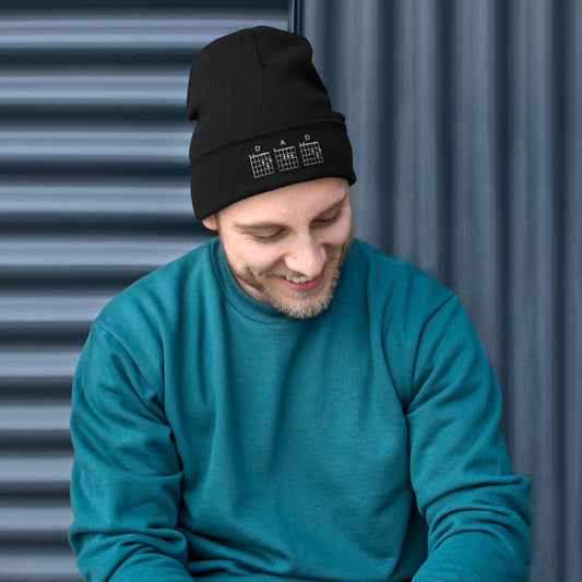 D A D chords Beanie Embroidered