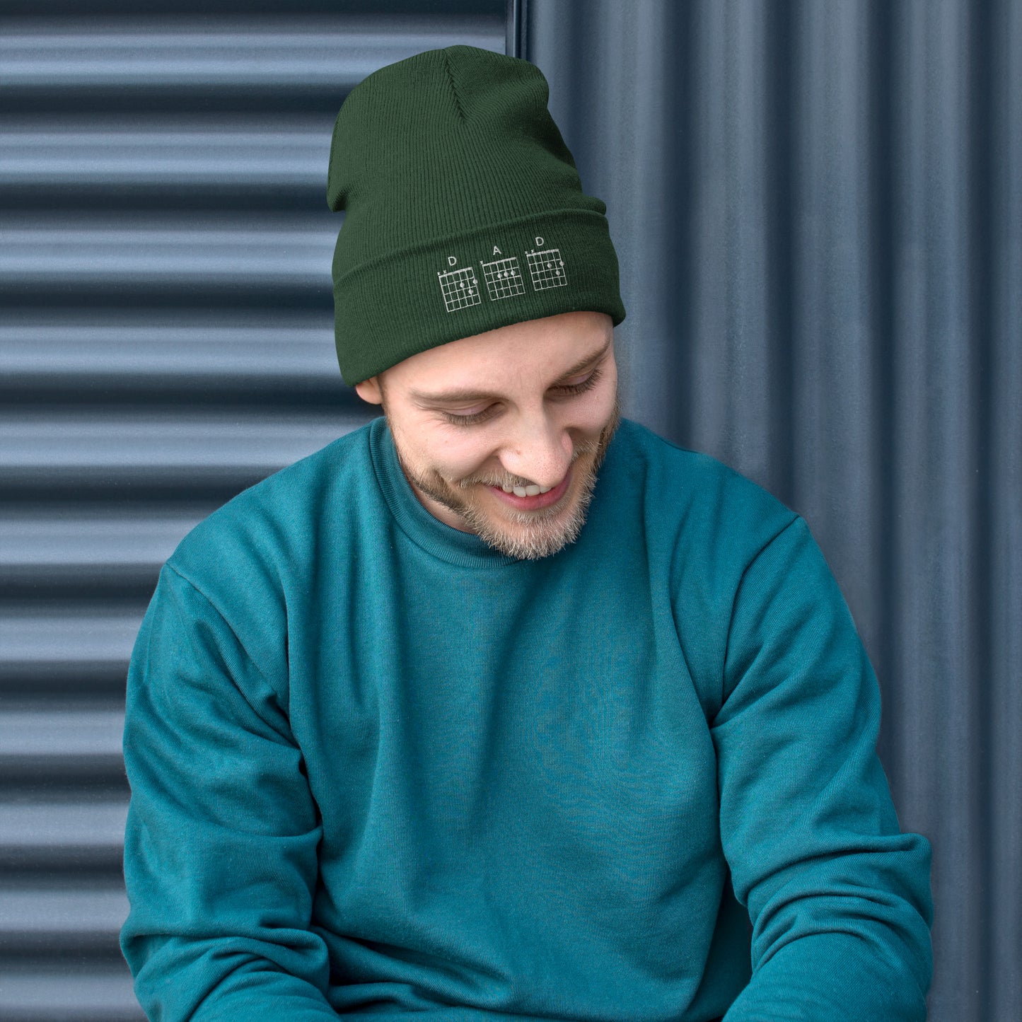 D A D chords Beanie Embroidered