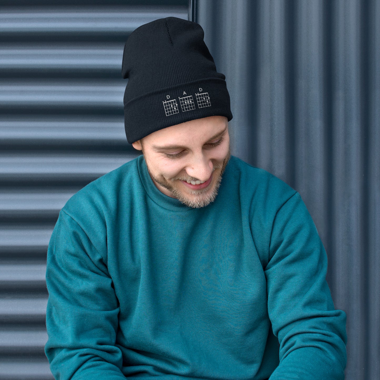 D A D chords Beanie Embroidered