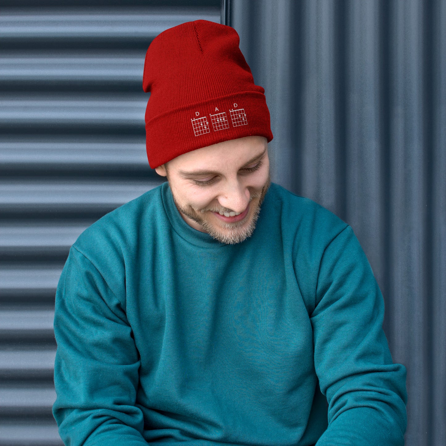 D A D chords Beanie Embroidered