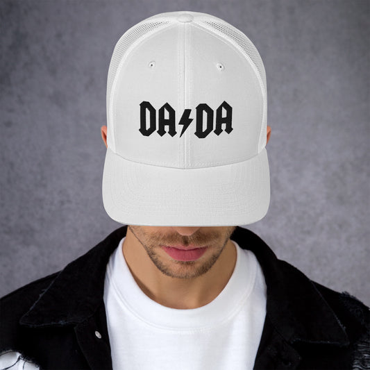 DA/DA White Trucker Cap