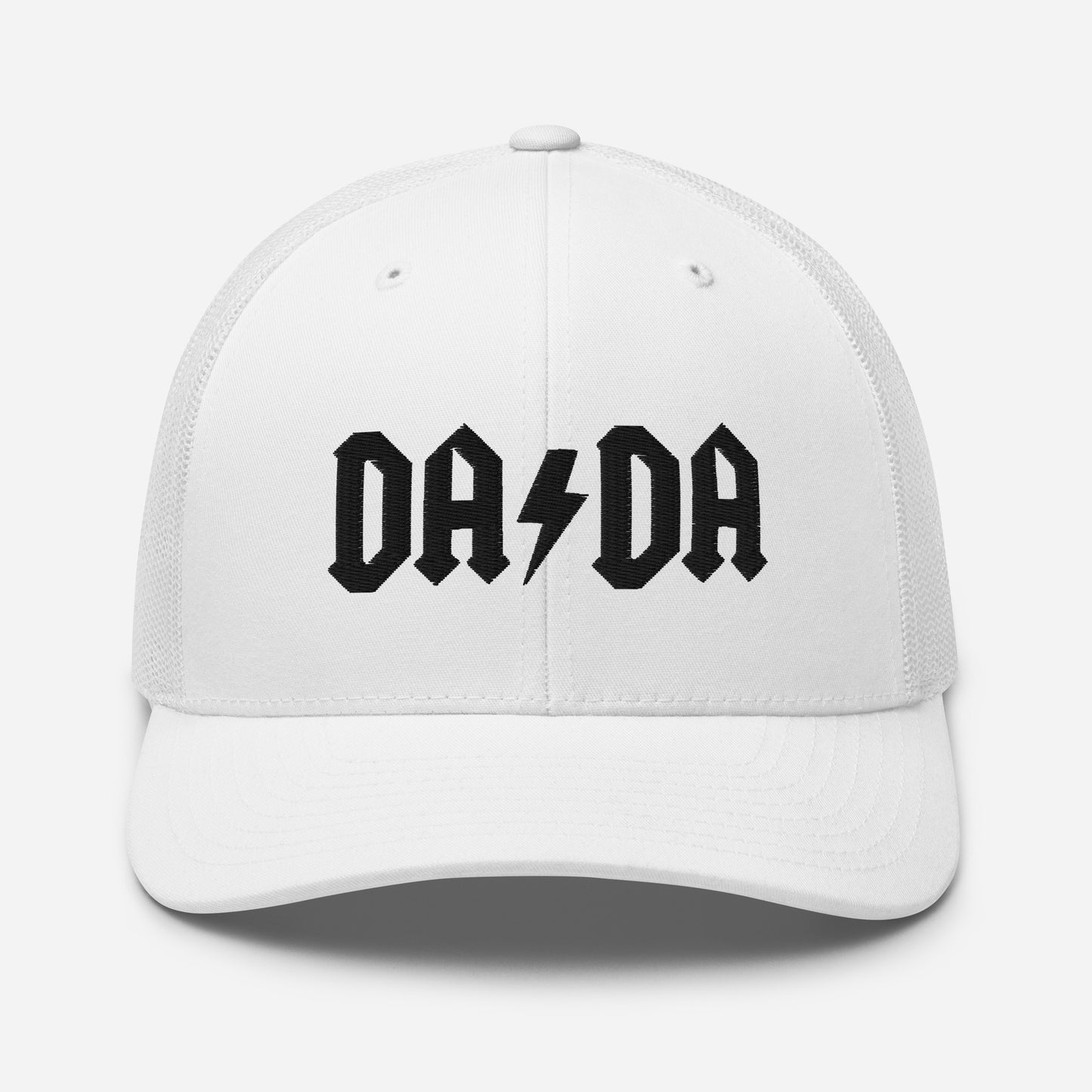 DA/DA White Trucker Cap