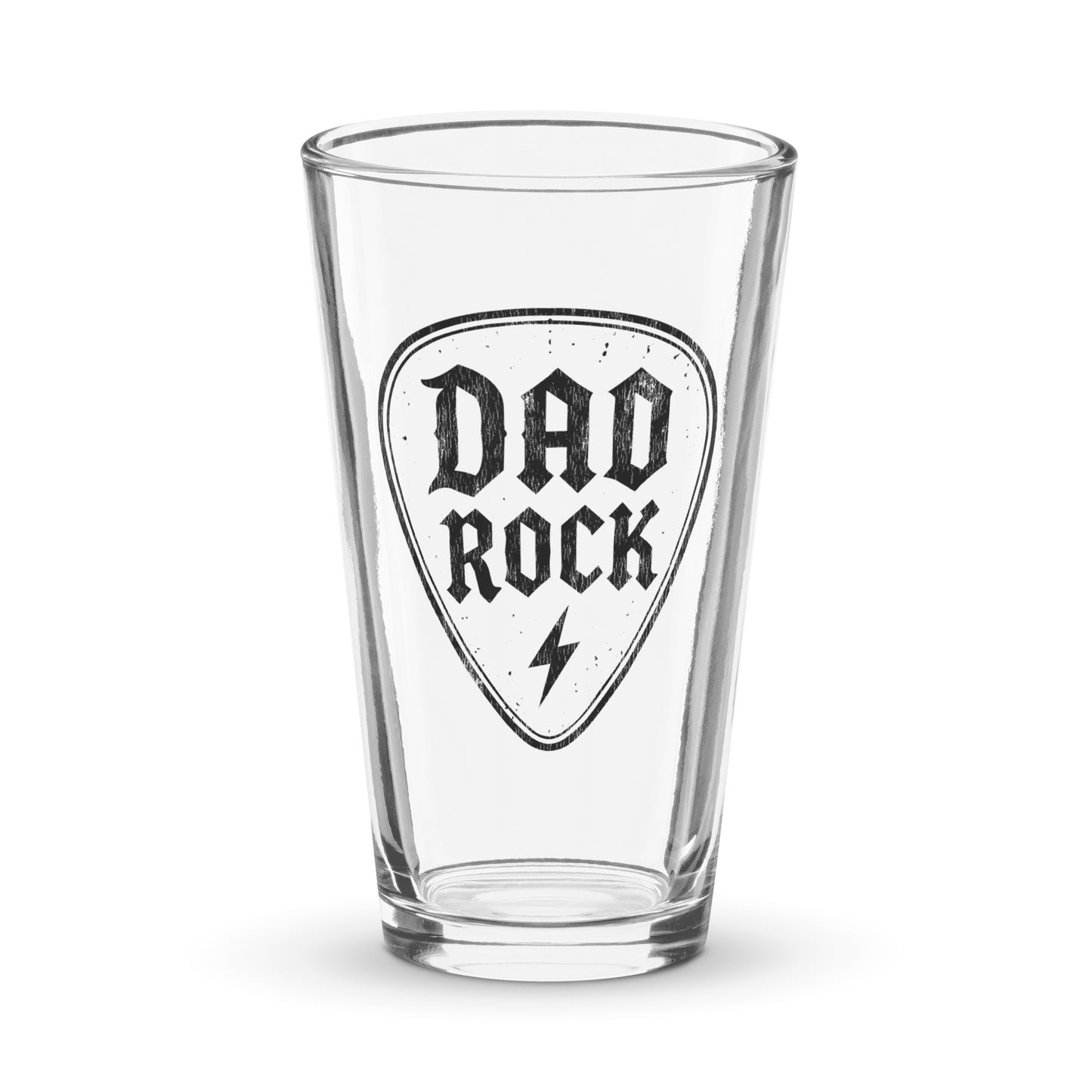 DAD ROCK pint glass