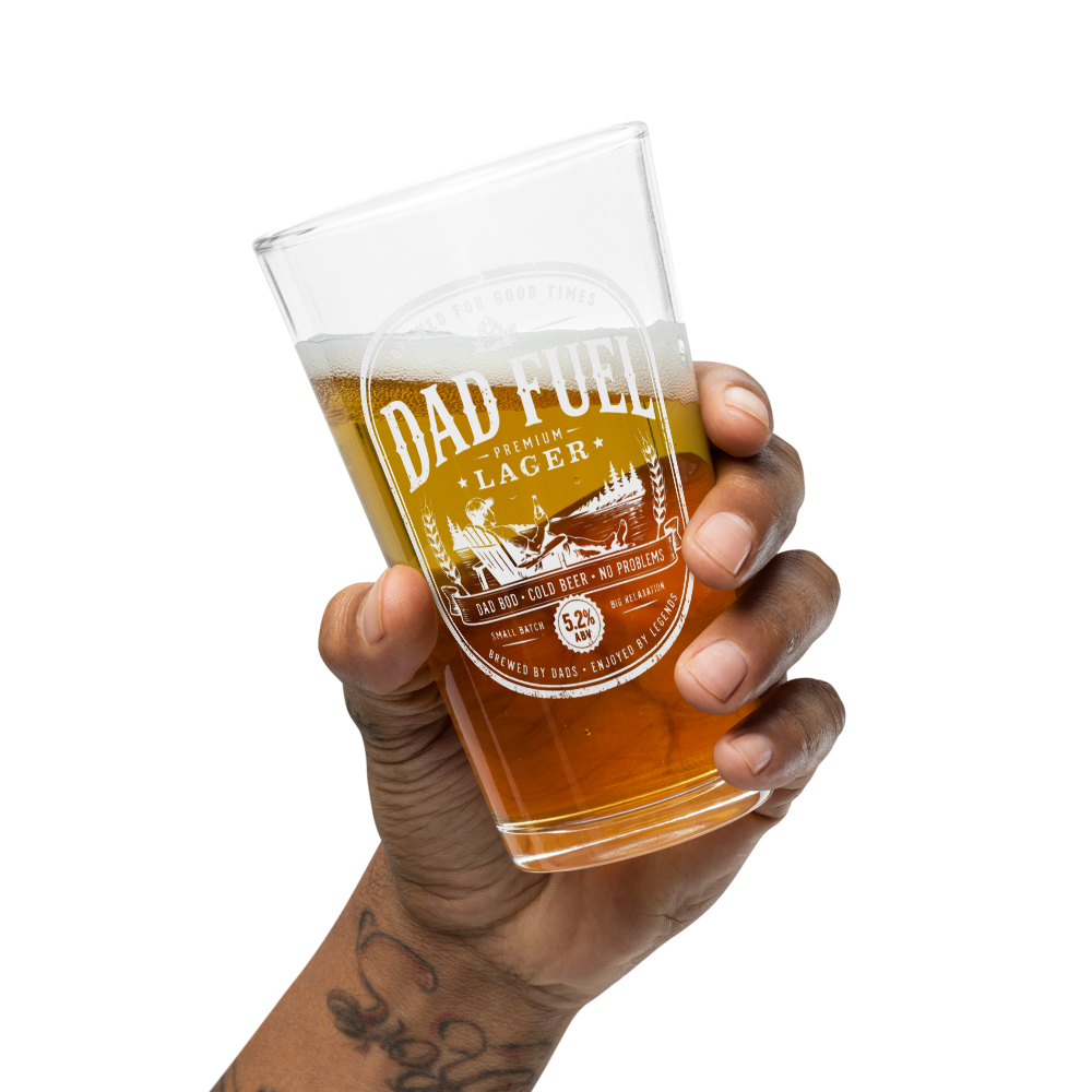 Dad Fuel pint glass