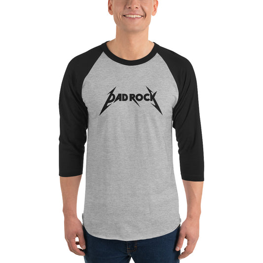 DAD ROCK 3/4 sleeve raglan shirt