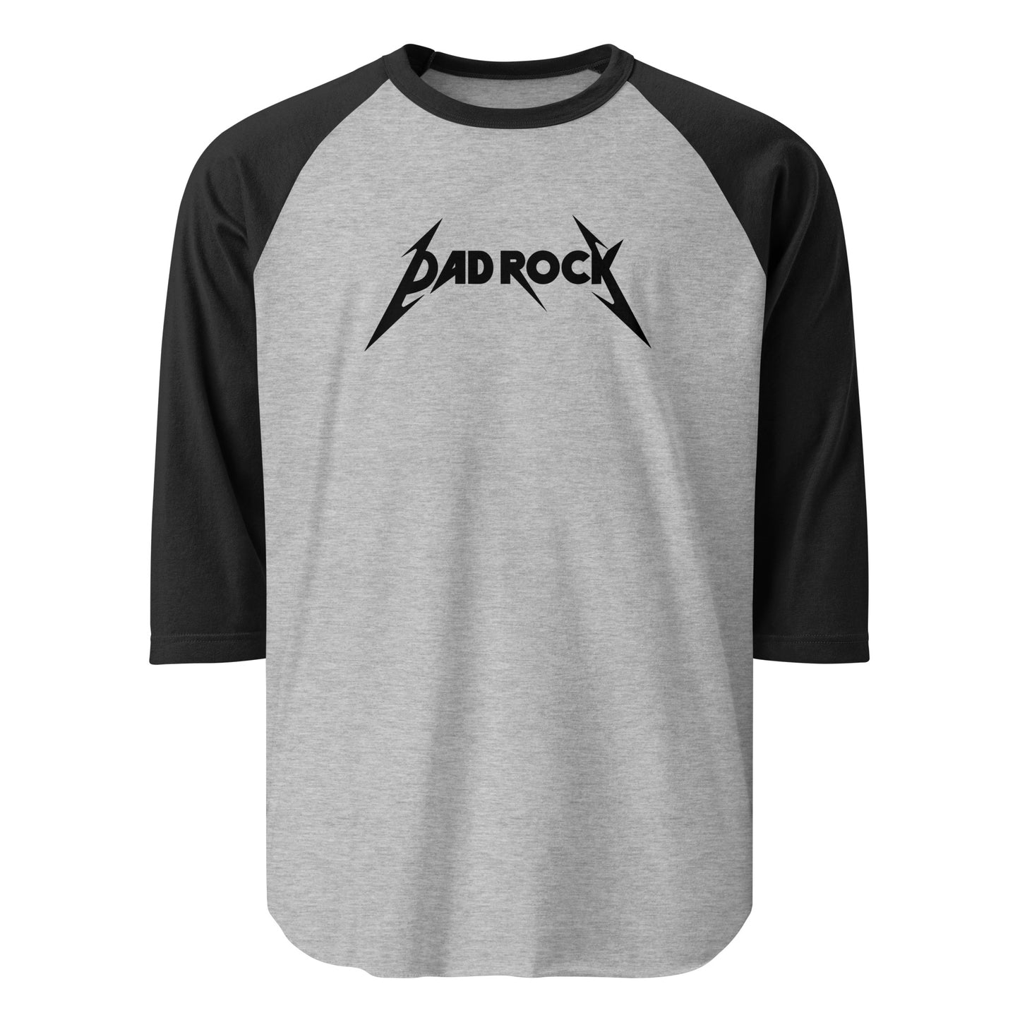 DAD ROCK 3/4 sleeve raglan shirt