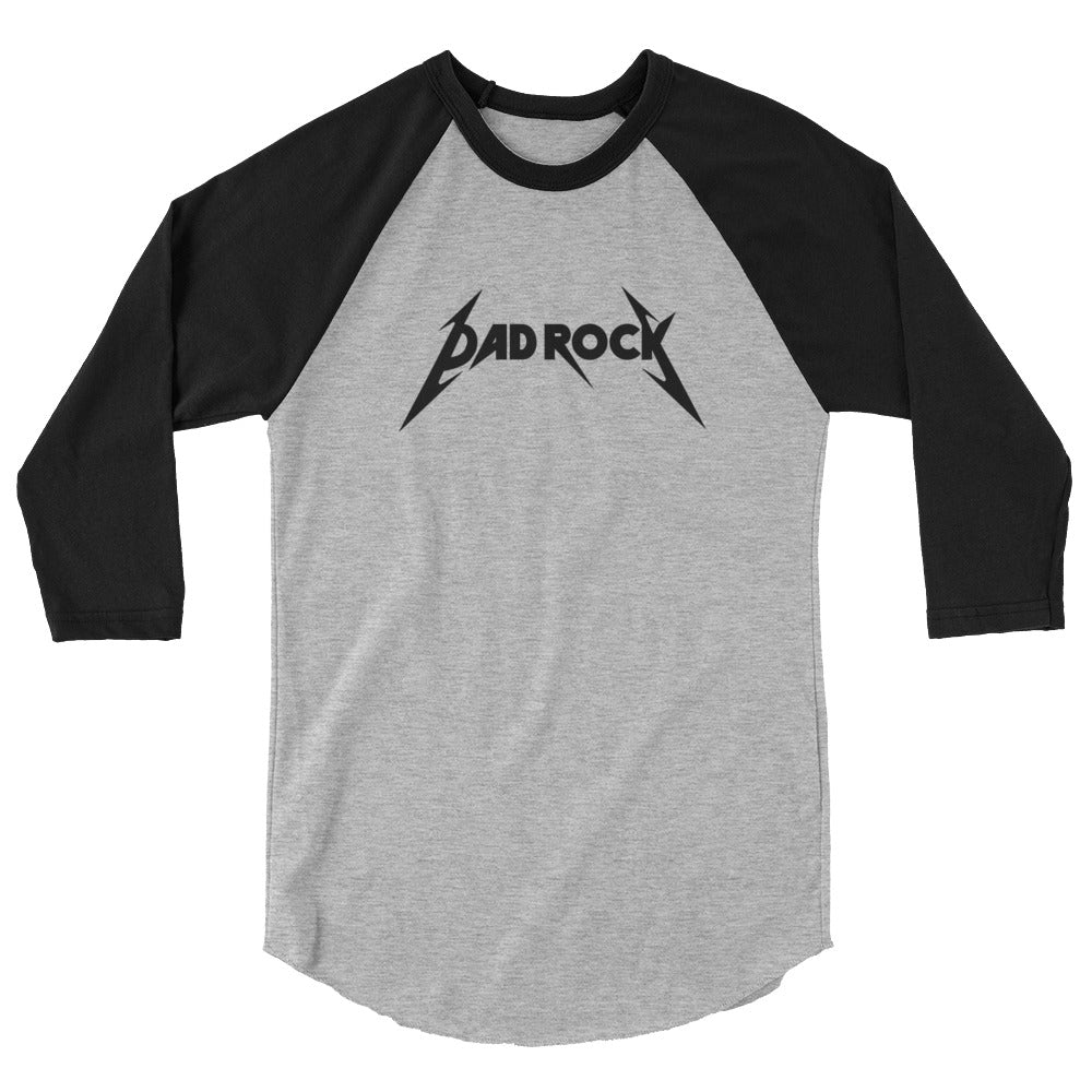 DAD ROCK 3/4 sleeve raglan shirt