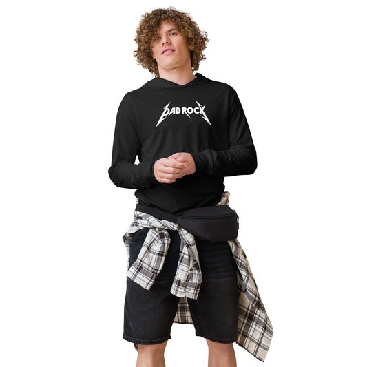 DAD ROCK Hooded long-sleeve tee