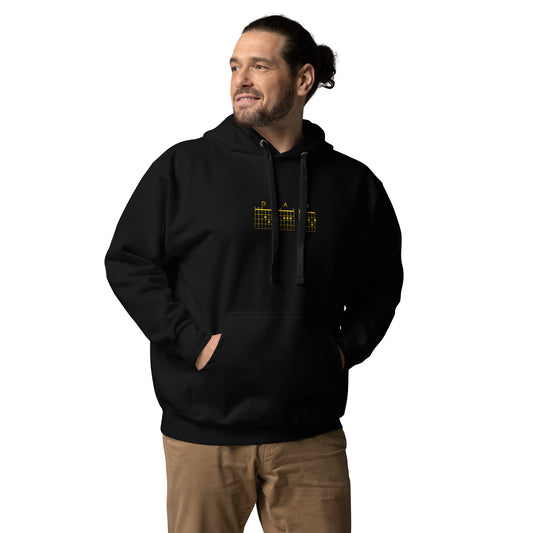 D A D Chords in gold Hoodie