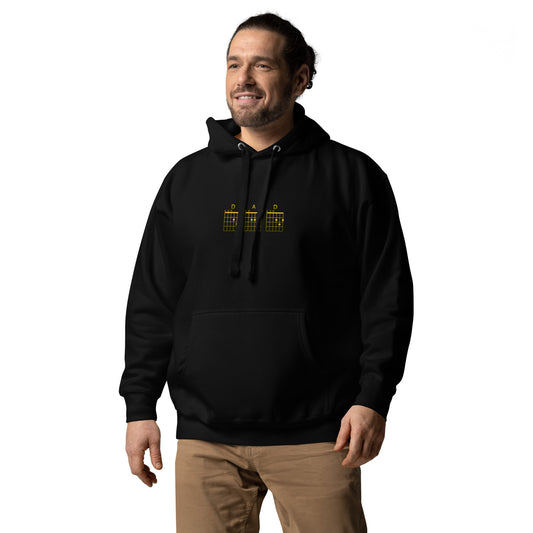 D A D Chords in gold Hoodie