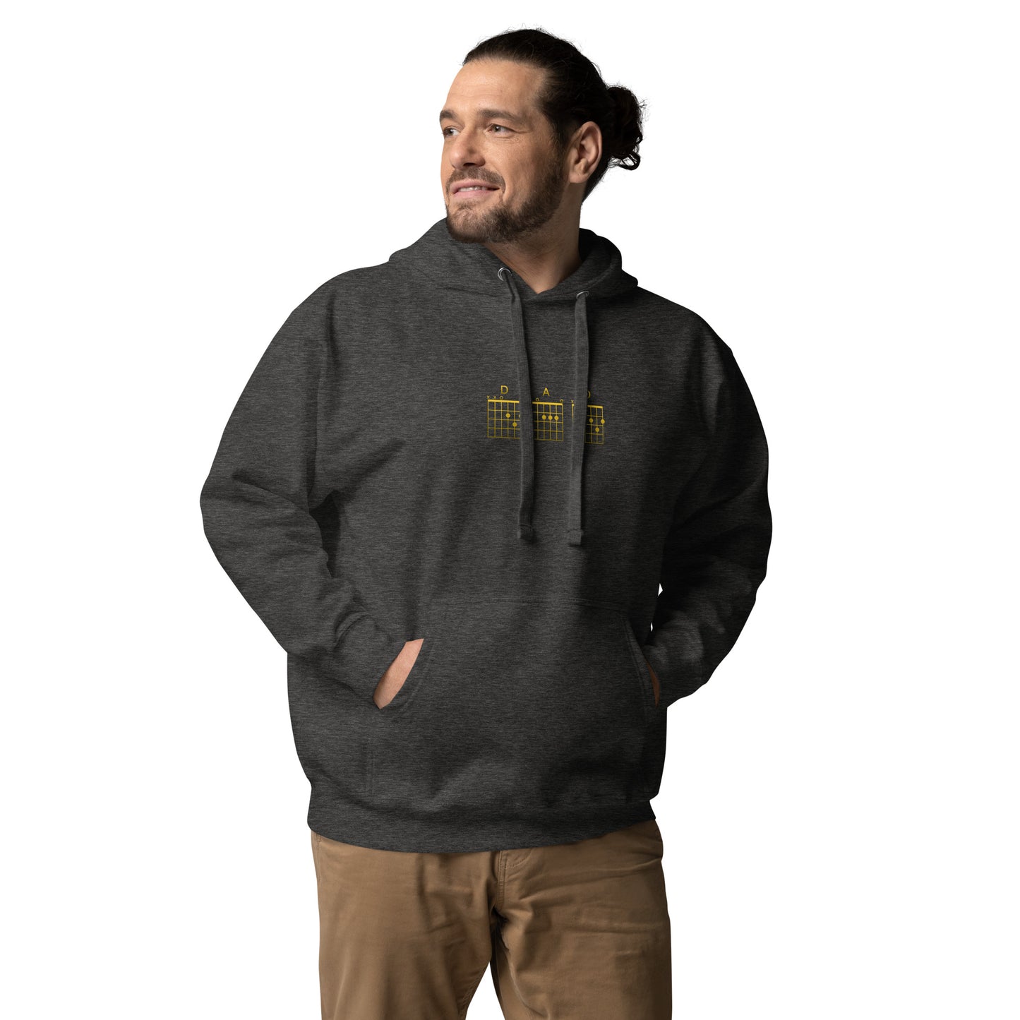 D A D Chords in gold Hoodie