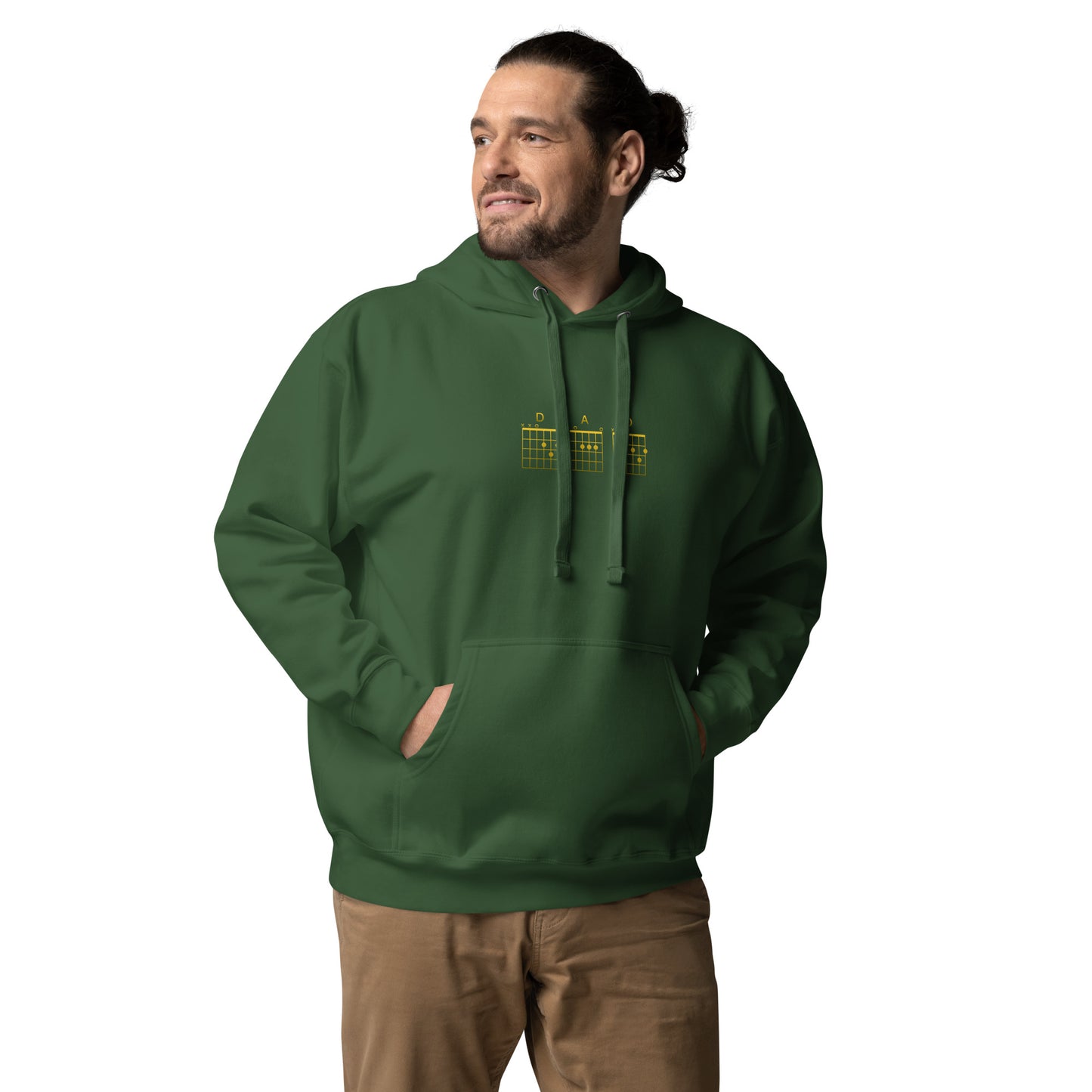 D A D Chords in gold Hoodie
