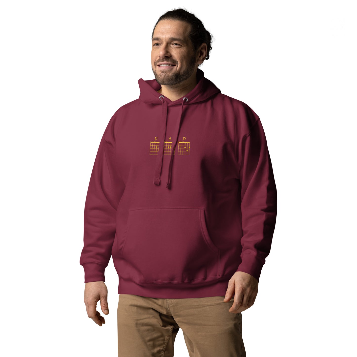 D A D Chords in gold Hoodie