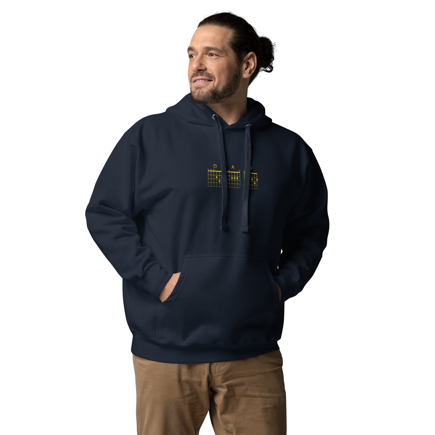 D A D Chords in gold Hoodie