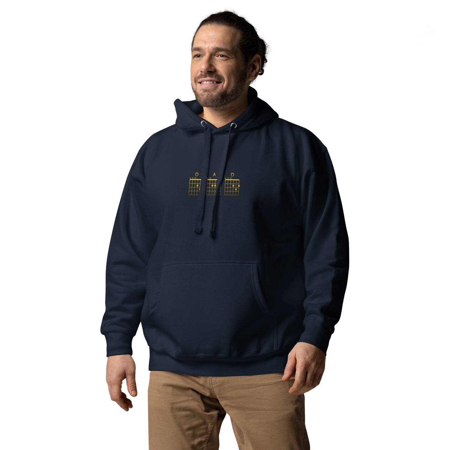 D A D Chords in gold Hoodie